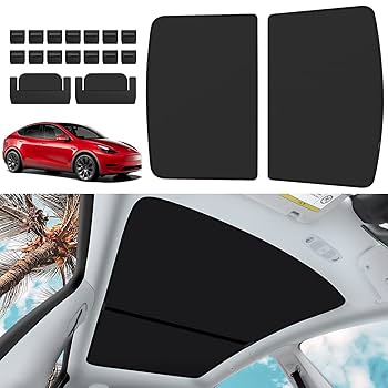 Tesla ガラスルーフサンシェード　2017-2023モデル Amazon.co.jp: KUNIO テスラ専用 2017年-2023年9月 モデル3